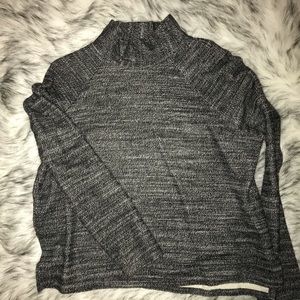 Grey turtleneck